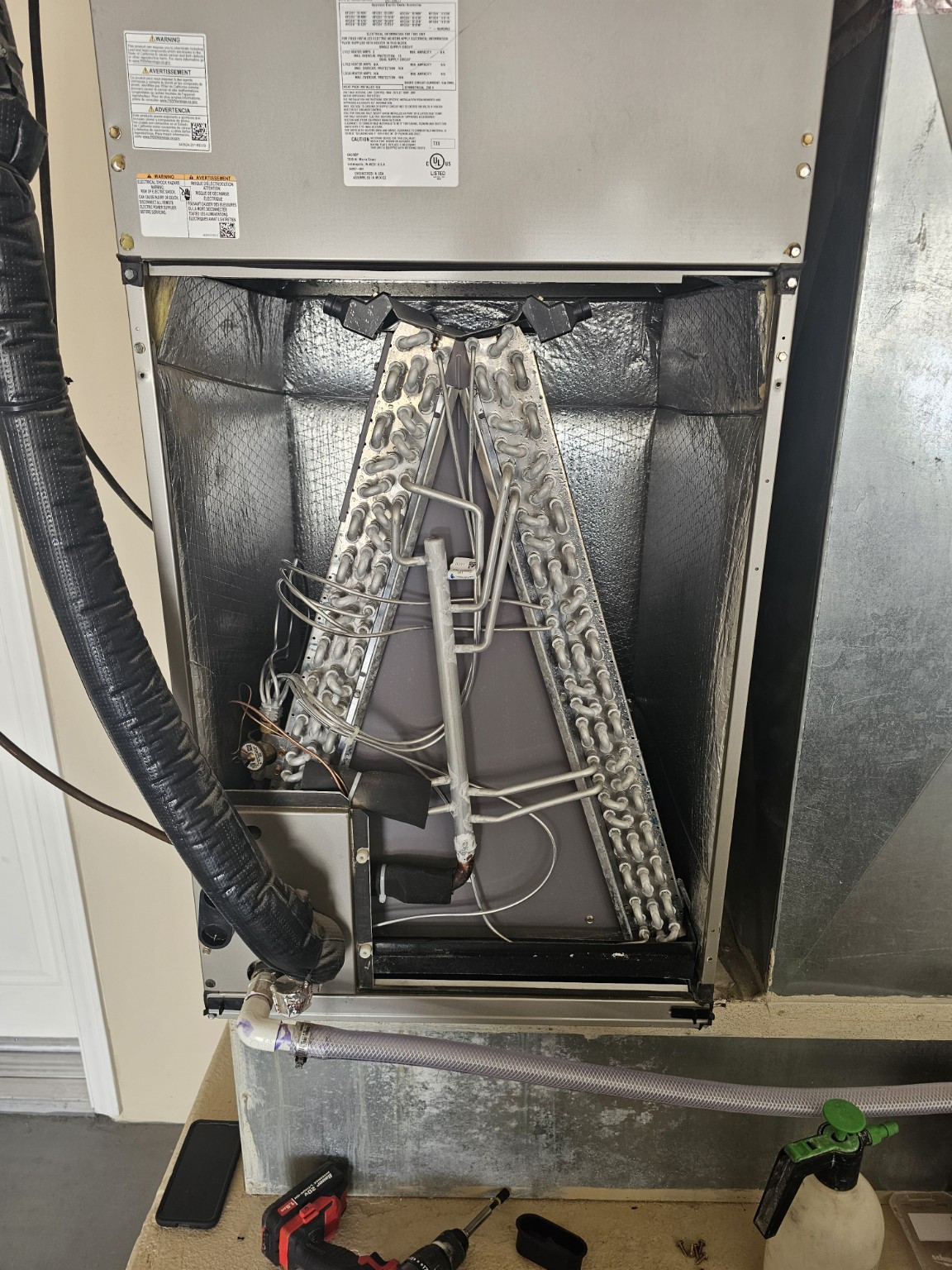 HVAC maintenance work